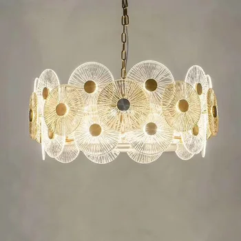 

Light A Living Room A Chandelier Post Modern Originality Atmosphere Sales Part Model House Manual Glass Arts Restaurant Lamp