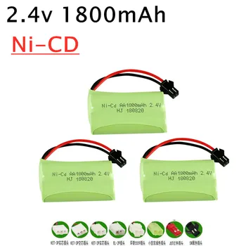 

2.4v 1800mah NiMH Battery For Rc toys Car Tanks Trains Robot Boat Gun Ni-MH AA 700mah 2.4v Rechargeable Battery 1pcs to 10pcs