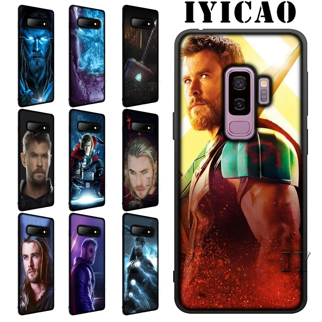 

IYICAO Marvel Thor Soft Silicone Phone for Samsung A3 A5 A6 Plus A7 A8 A9 Cover