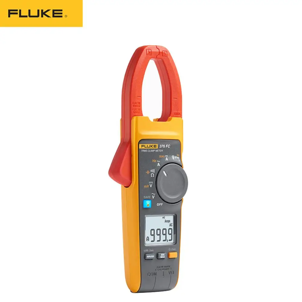 Fluke 376 FC True RMS 1000A AC/DC клещи с iFlex 2500A AC с нист-отслеживаемым сертификатом калибровки Fluke 376-FC