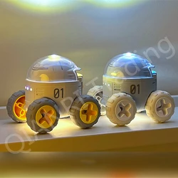 Cartoon LED Projection Car Starry Sky Projector USB Charging Night Light Dreamy Romantic Atmosphere Light Starry Birthday Gift
