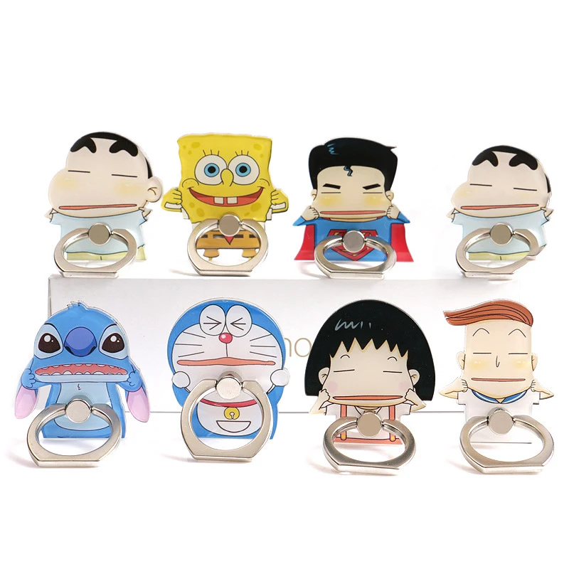 

All Mobile Phone Stand Holder For iPhone SmartPhone IPAD Stand cell luxury fashion cute Stitch marvel cartoon cool Finger Ring
