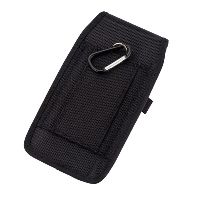 Kasual Nilon Ponsel Tas Pinggang Hook Loop Sarung Pouch Ponsel Cover untuk iPhone Samsung Xiaomi Huawei Aksesoris Y3ND