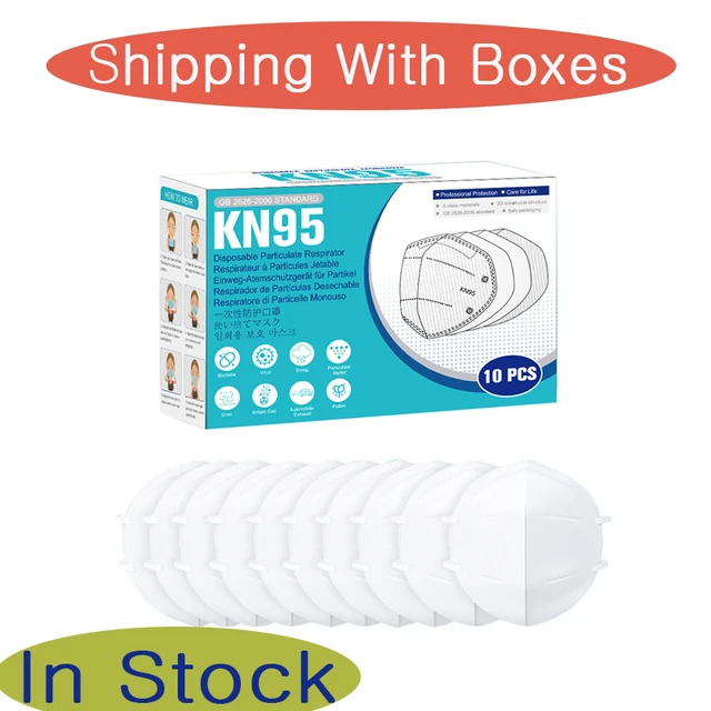 US $18.99  10PCS N95 5 Layers Mask Antivirus Flu Anti Infection KN95 Masks Particulate Respirator PM2.5 Protec