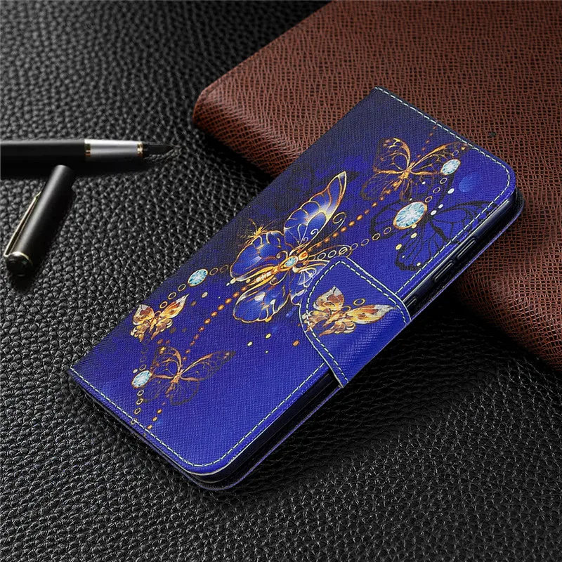 Leather Magnetic Flip Wallet Phone Case Cover - Premium  with Card Slots and Stand