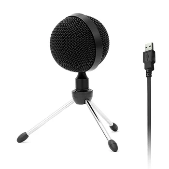 

Newest USB Condenser Microphone Computer Microphone with Tripod for Pod-casting Recording Voice-over Interviews Conference Calls