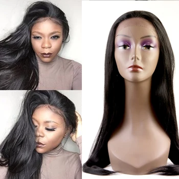 

Glueless silky straight Black Lace Front hairstyle synthetic hairstyle