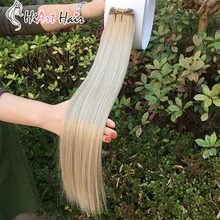 HiArt, 100 г, пряди для наращивания, двойные пряди, человеческие волосы remy для наращивания, пряди для наращивания, прямые волосы, 18 дюймов, 20 дюймов, 22 дюйма