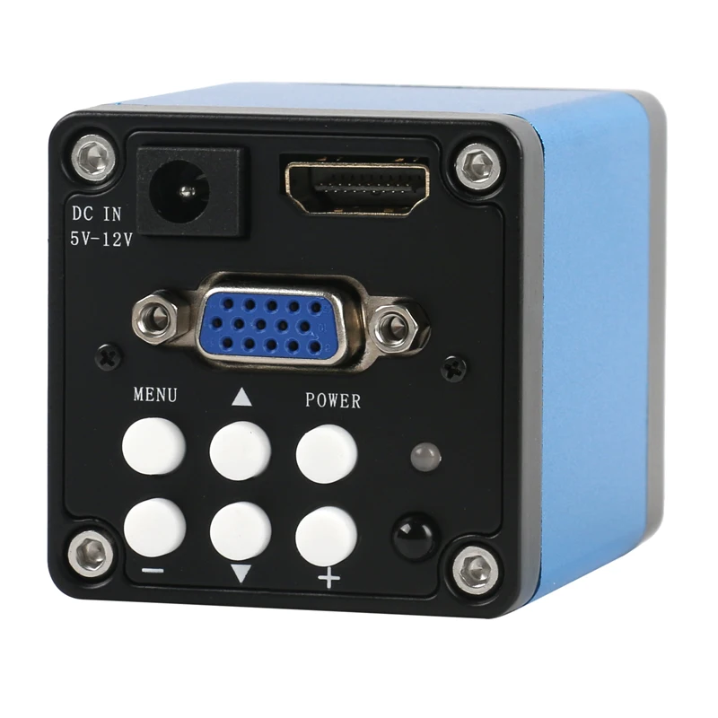 HDMI VGA цифровой промышленный видео микроскоп камера+ 100X c-крепление объектива+ 56 светодиодный кольцевой светильник для пайки Ремонт+ подставка держатель
