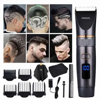 

Portable Rechargeable Hair Clipper Electric Cordless Mini Hair Trimmer ProHair Cutting Machine Beard Trimer For Men BarberTravel