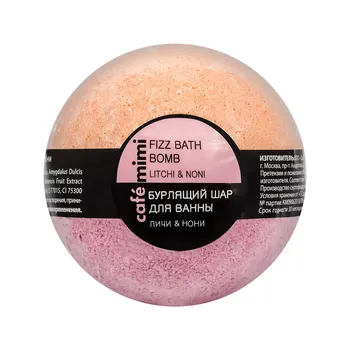 

Bath ball bath cafemimi Lychee and Noni 120g