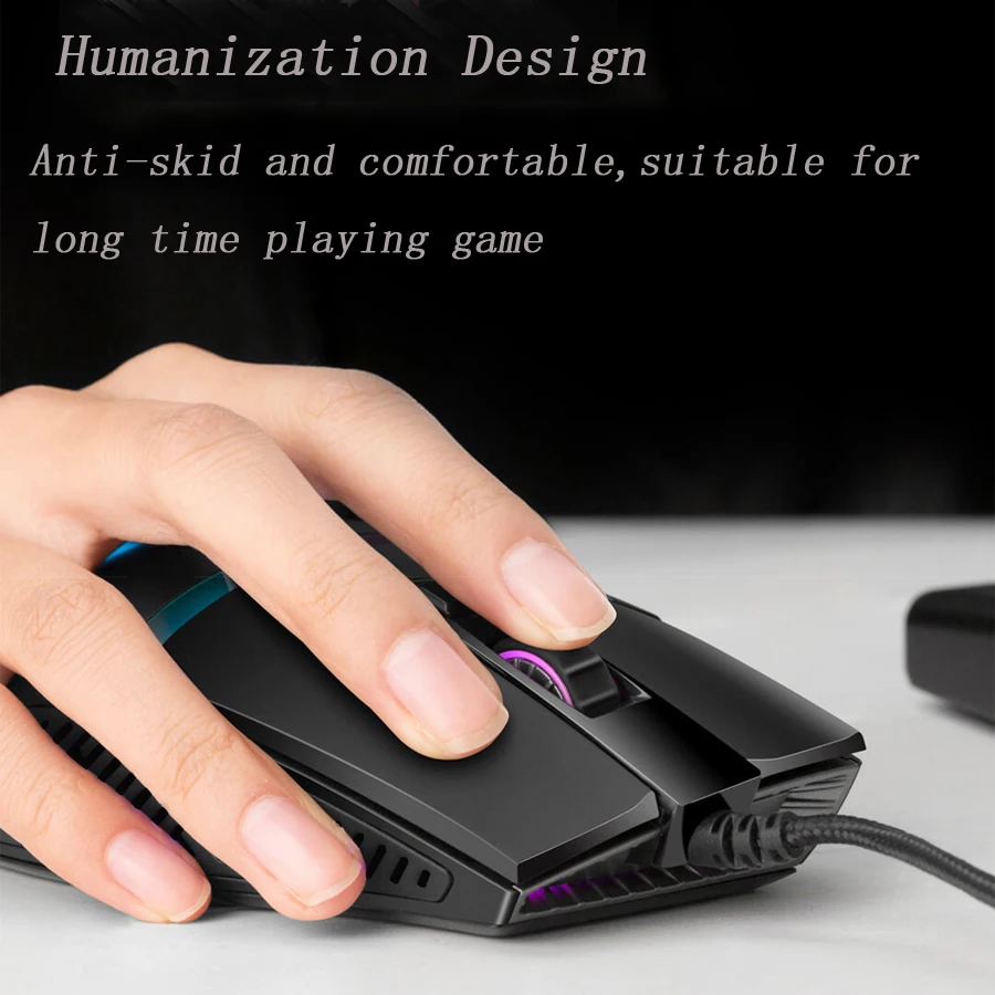 Профессиональная электронная Спортивная мышь Xiaomi Mijia blasul 7200 dpi E-sports игровая оптическая мышь проводные компоненты уровня игры Y720 Lite