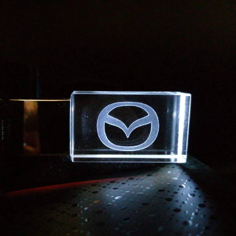 Mazda-memoria externa con Logo personalizado para coche, memoria USB de 4GB, 8GB, 16GB, 32GB, 64GB, 128GB, unidad flash USB de metal