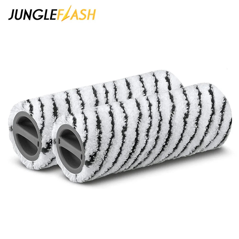 Jungleflash 2 * Spazzola Per Rulli In Pietra Per Karcher Fc3 Fc3D Fc5 Fc7 Detergente Per Pavimenti Elettrico Set Di Rulli In Pietra Strumenti Per Rond