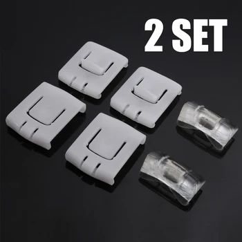 

Hot Car Seat Rail Clips 2Sets 6Pcs White Auto Interior Seat Rail Clip Runner Guide Piece 435881203A For V-W G-olf MK1 MK2 MK3