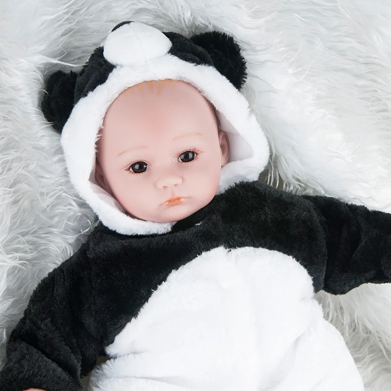 

Hot Sale 45cm Simulated Cute Baby Soft Silicone Body Doll Realistic Newborn Doll Parenting Toy For Kids Educational Toy Gifts