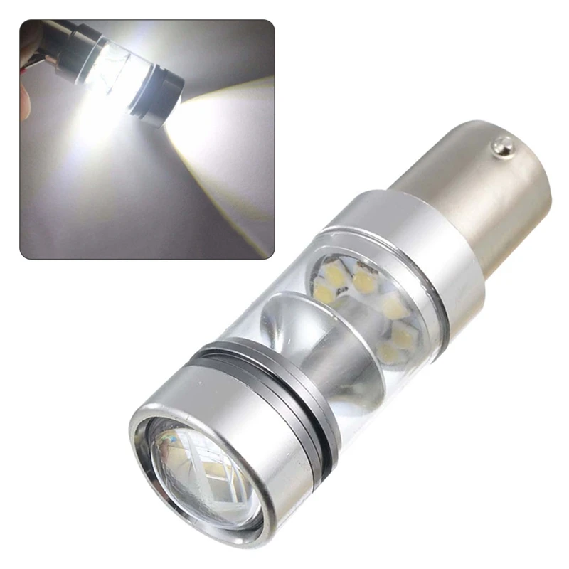 

1pc SMD 100W 1156 S25 P21W BA15S LED Car Backup Light Car Reverse Light Bulb Lamp