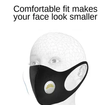

Anti Haze Anti Pollution Breathing Washable Reusable Anti-dust Mouth Face Mask Respirator Unisex in Stock Adult