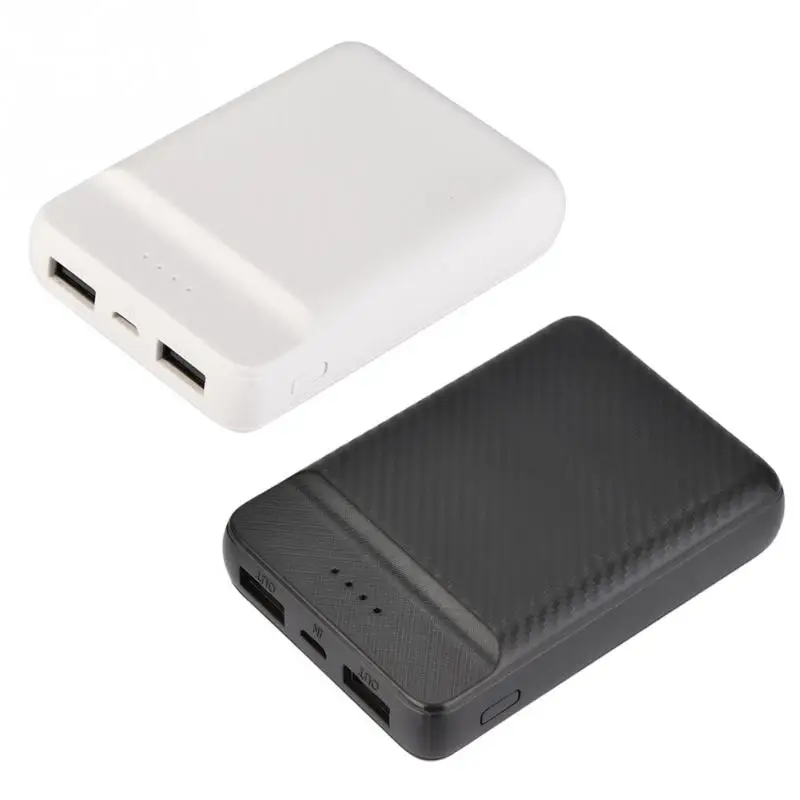 

Real 10000mAh Power Bank Mobile Phone Charger 85% High Conversion Rate Fast Charging Mini Powerbank Dual USB Charger 2019 HOT
