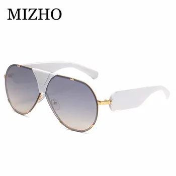 

MIZHO Brand Original Sunglasses Men Pilot Oversized Gradient Lens High Quality UV400 Real Color Eyewear Women luxury