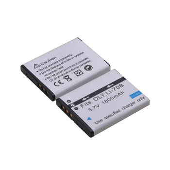 

2x 1800mAh Li-70B Li70B 70B Camera Battery for Olympus FE4020 FE4040 X940 D705 FE5040 D705 D710 VG110 VG120 VG140 VG-160 VR-130.