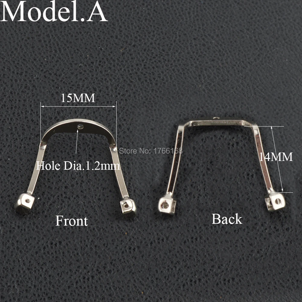 10pcs/lot Eyewear Stainless Steel Nose Pad Arm Nose Pad Holder Glasses Accessories 5