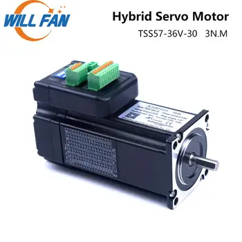

Will Fan NEMA 23 Hybrid Servo Motor TSS57-36V-20 2Nm Integrated Closed Loop Stepper Motor For Diy CNC Router Machine