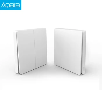 

Aqara Wall Switch Smart Light Control Smart Switch Wifi 2.4GHz Wireless Double Key Remote Control By Mi Home App