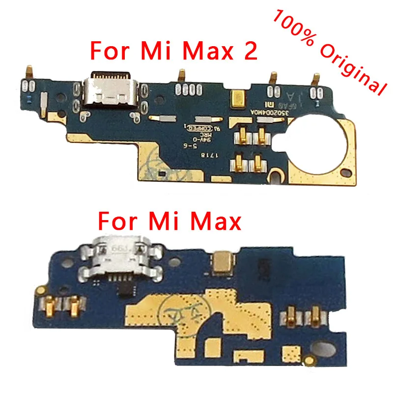 Оригинальный зарядный порт для Xiaomi Mi Max 2 Max2 плата зарядки USB разъем гибкий кабель