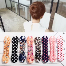 От 3 до 5-] лента для волос фрикадель голова бутон голова дети пончики головной убор маленькие волосы бигуди девушки аксессуары для волос