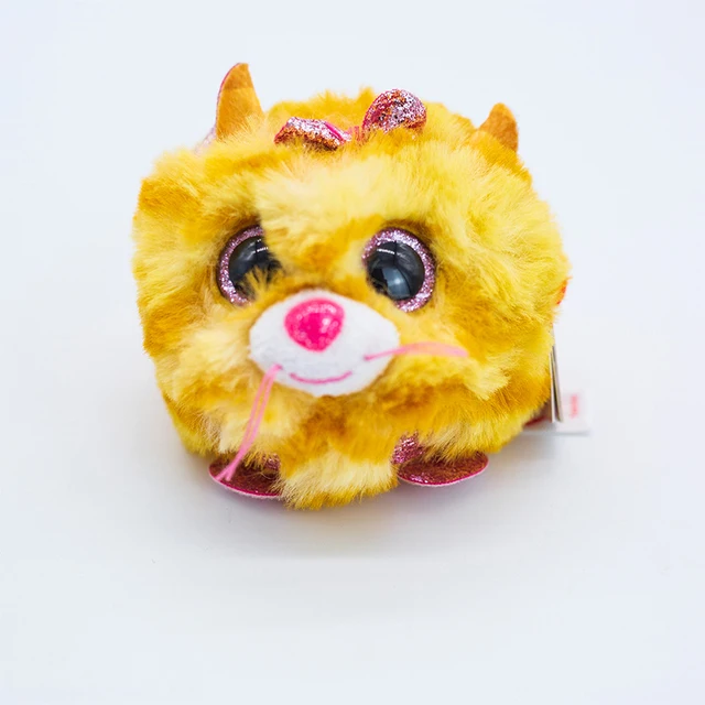 10CM Ty Big Eyes Bubble Ball Series Cat Husky Monkey Mouse Owl Unicorn Palm Doll Soft Plush Mini Toy Boy and Girl Birthday Gift 5cm-15cm