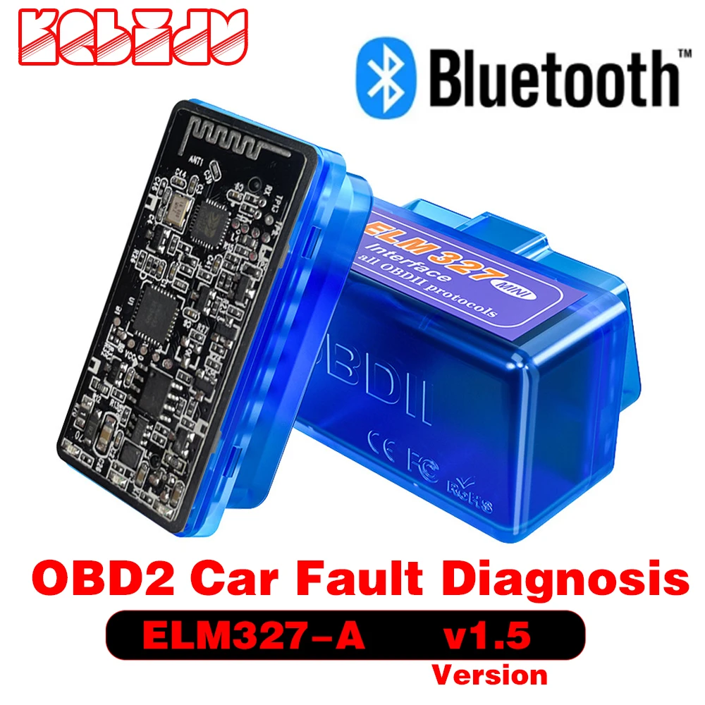 Super Mini ELM327 V1.5 OBD2 Diagnostic Scanner Elm 327 Bluetooth-Compatible/Wifi V2.1 OBDII Adapter Tools | Автомобили и