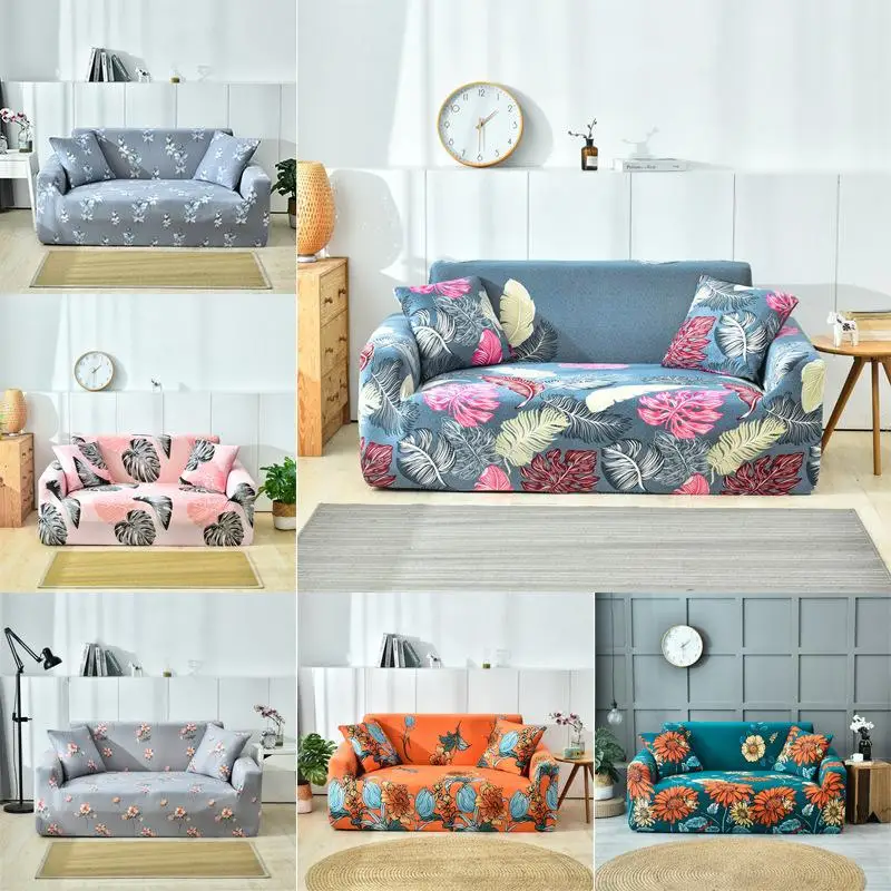 

Stretch Slipcovers Large geometric patterns Sofa Cover for Living Room Couch Cover L shape Armchair Cover Single/Two/Three seat