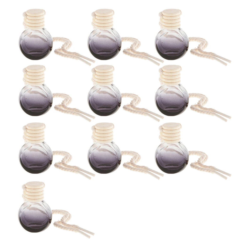 10pcs Empty Refillable Car Perfume Bottle Car Air Freshener Perfume Diffuser Bottle