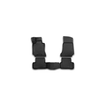 

3D mats in salon Mercedes-Benz C-Class W205 2014, sedan, 4 PCs