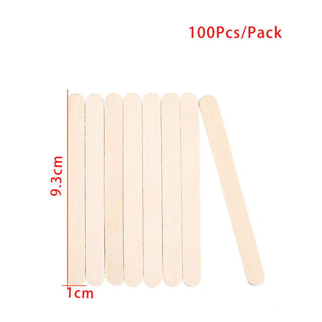 11cm Wooden Coffee Tea Ice Cream Popsicle Sticks Beverage Stir Stirrers for DIY Jewely Making UV Resin Sticks Tools