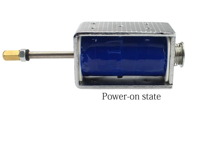 Elettromagnete DC 12V 300mA - Forza Di Aspirazione 5N, Corsa 10mm - Per Automazione Industriale, Macchine Alimentari