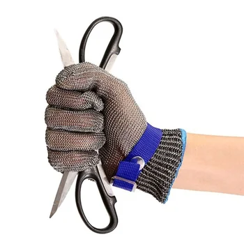

Stainless Steel Anti-Cut Fishing Glove Level 5 High Strength High Film Polyethylene Cut Resistant Hand Protection
