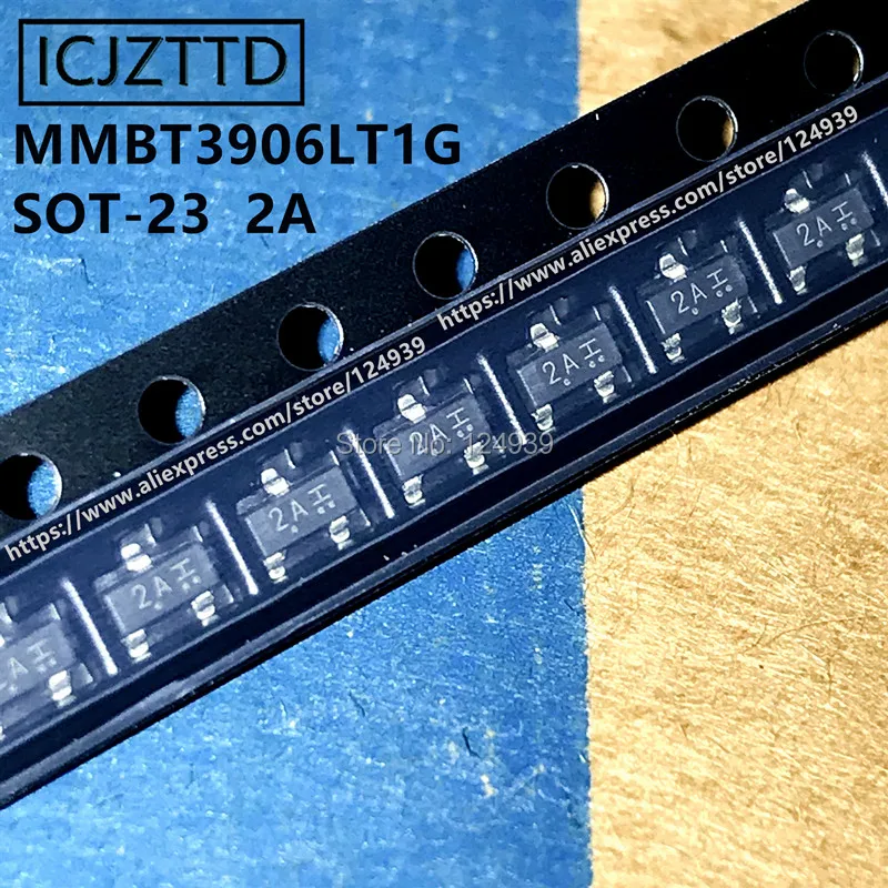 100 шт. оригинал MMBT3904LT1G 1AM MMBT3904LT1 MMBT3904 SOT-23 TRANS NPN 40V 0.2A SOT23 MMBT3906LT1G 2A MMBT3906 MMBT3906LT1 |