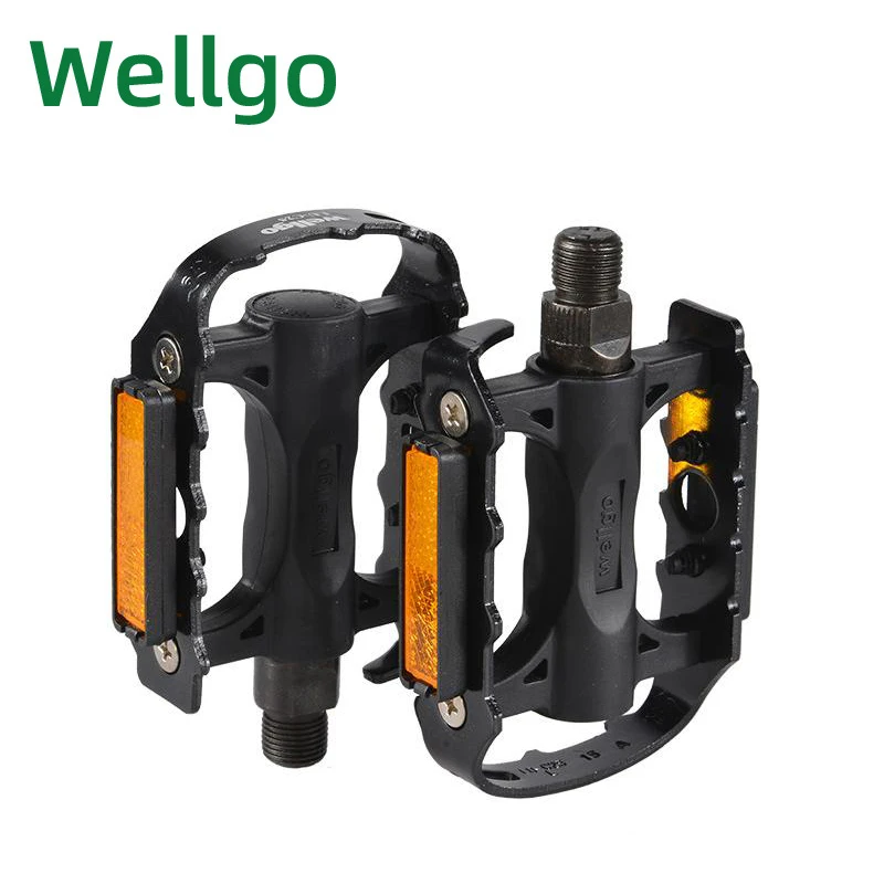 Велосипедные педали Wellgo LU-C25 алюминиевые | Спорт и развлечения