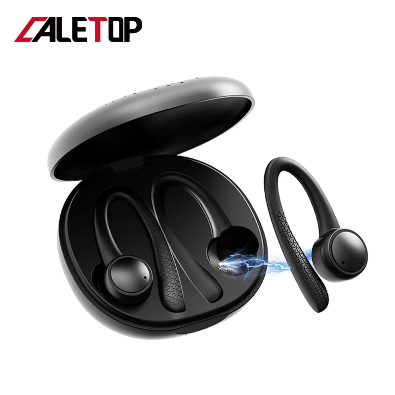 Prezzo TWS 5.0 Auricolari Bluetooth Per il iphone Per Xiaomi Cuffie Senza Fili con Il Mic Orecchio Sport Gancio Corsa e Jogging Con Cancellazione del Rumore Cuffie