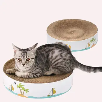 

Round Corrugated Cat Claw Board Claw Grinding Wear Resistant Toy for Pet