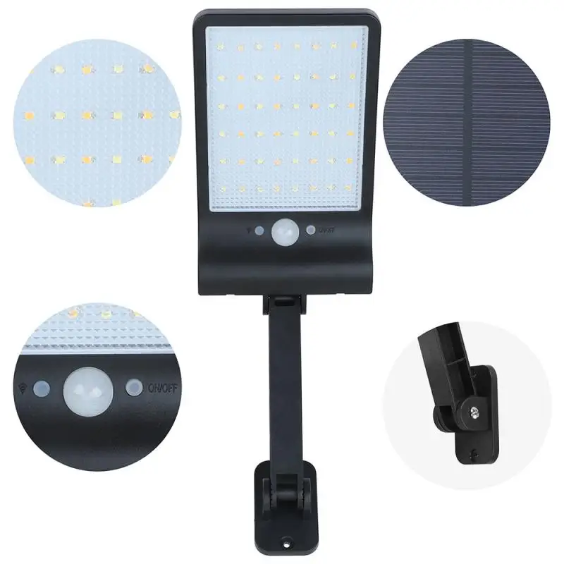 48 LED Solar Light Remote Control PIR Motion Sensor Solar Street Light IP65 Outdoor Waterproof Solar Garden Powered Lamp