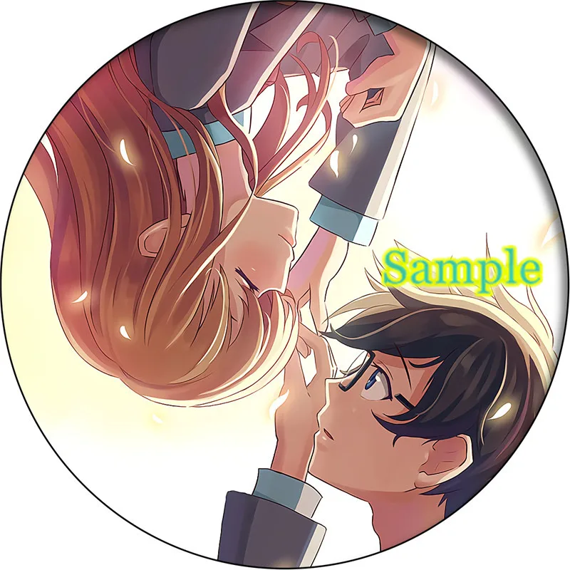 Your Lie in April Cosplay Badge Kaori Miyazono Kousei Arima Brooch Pin Anime Accessories For Clothes Backpack Decoration gift plus size halloween costumes Cosplay Costumes