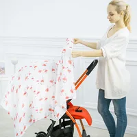 120X120CM Muslin Blanket 100%Cotton Baby Swaddle Soft Newborn Blanket Bath Towel Gauze Infant Kids Wrap Sleepsack Stroller Cover 2