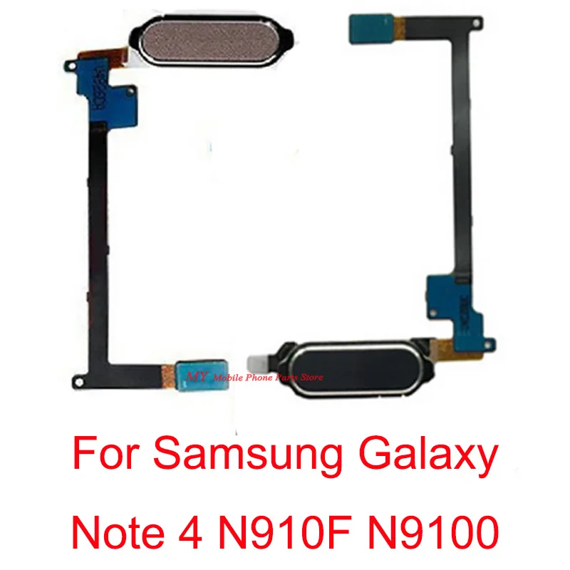 Вернуться домой Кнопка отпечатков пальцев сенсор гибкий кабель для Samsung Galaxy Note4