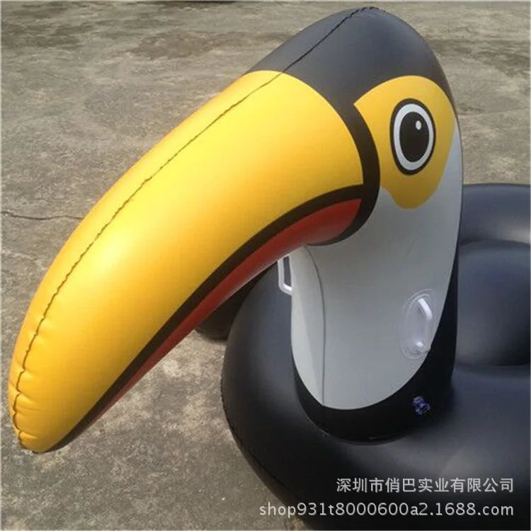 Manufacturers Currently Available Water Inflatable TUCANO Riding Floating Row New Style Animal Floating Row Toucan Floating Row