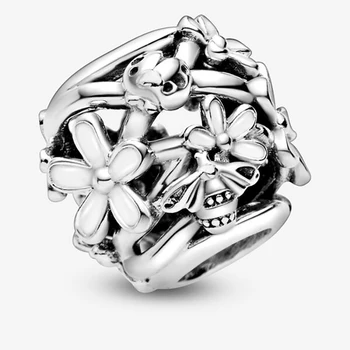 

Hot Sale 100% Real 925 Sterling Silver Love Heart Animal Beads Fit Original 3mm Bracelet DIY Jewelry Making For Women Gift