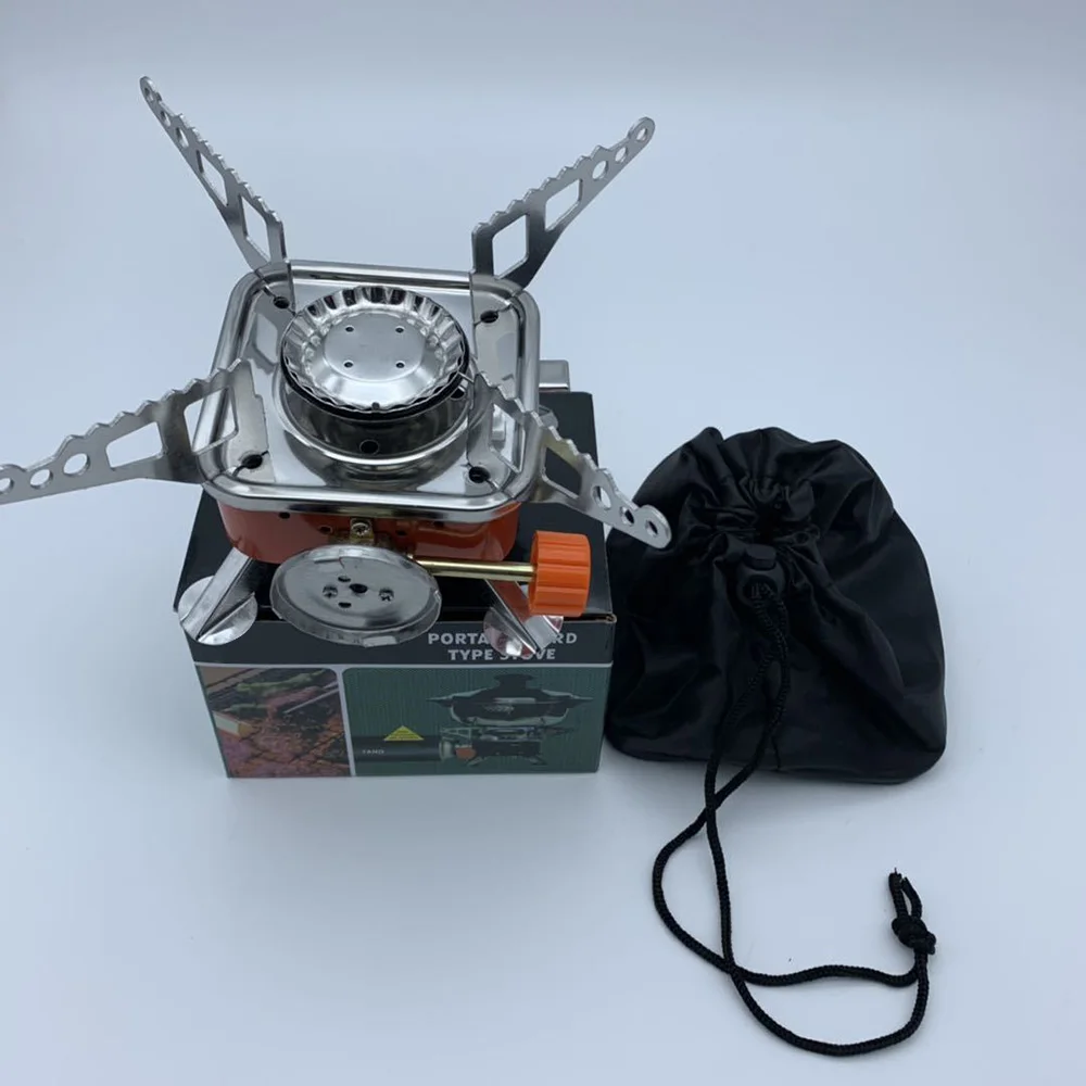 

Camping Stoves 4000W Folding Outdoor Gas Stove Square Furnace Cooking Picnic Split Stoves Cooker Burners Camping Equipment