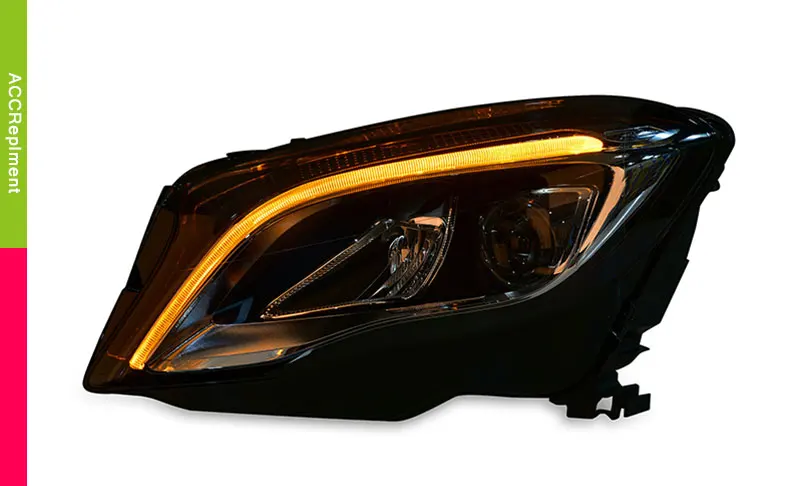Автомобильный Стайлинг для BENZ GLA головной светильник s angel eyes- для BENZ GLA светодиодный светильник Q5 bi xenon объектив h7 ксеноновый Дневной светильник